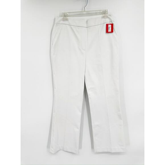 Spanx On-the-Go Kick Flare Pant 20373R in Classic White Size Large NWD - Picture 1 of 5